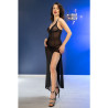 Chilirose - Cr 4723 Nuisette Longue Et String Noir L
